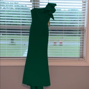 kelly green homecoming dress